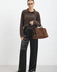 Ames Satin Pants - Black
