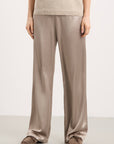 Ames Satin Pants - Nougat