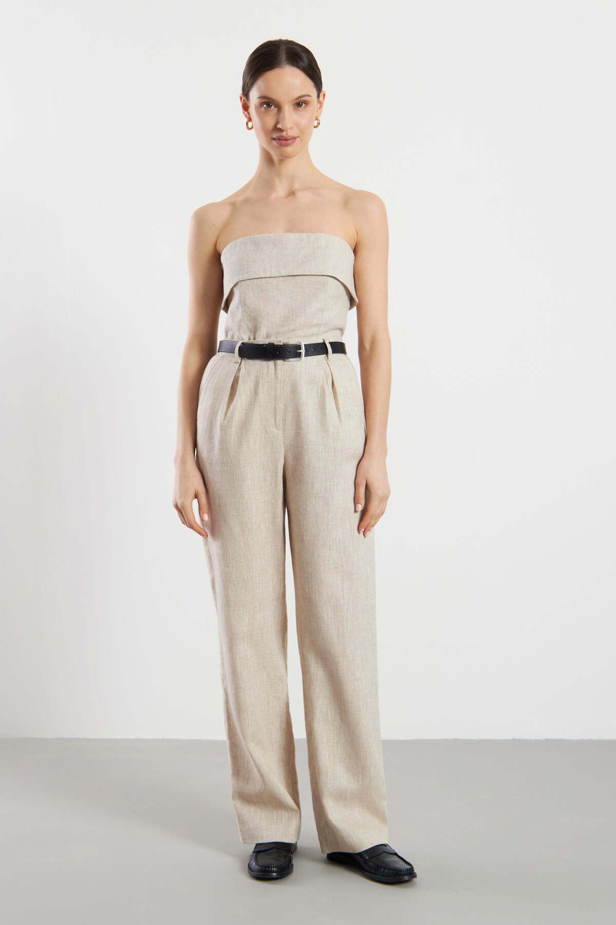 Cala Linen Pants - Beige