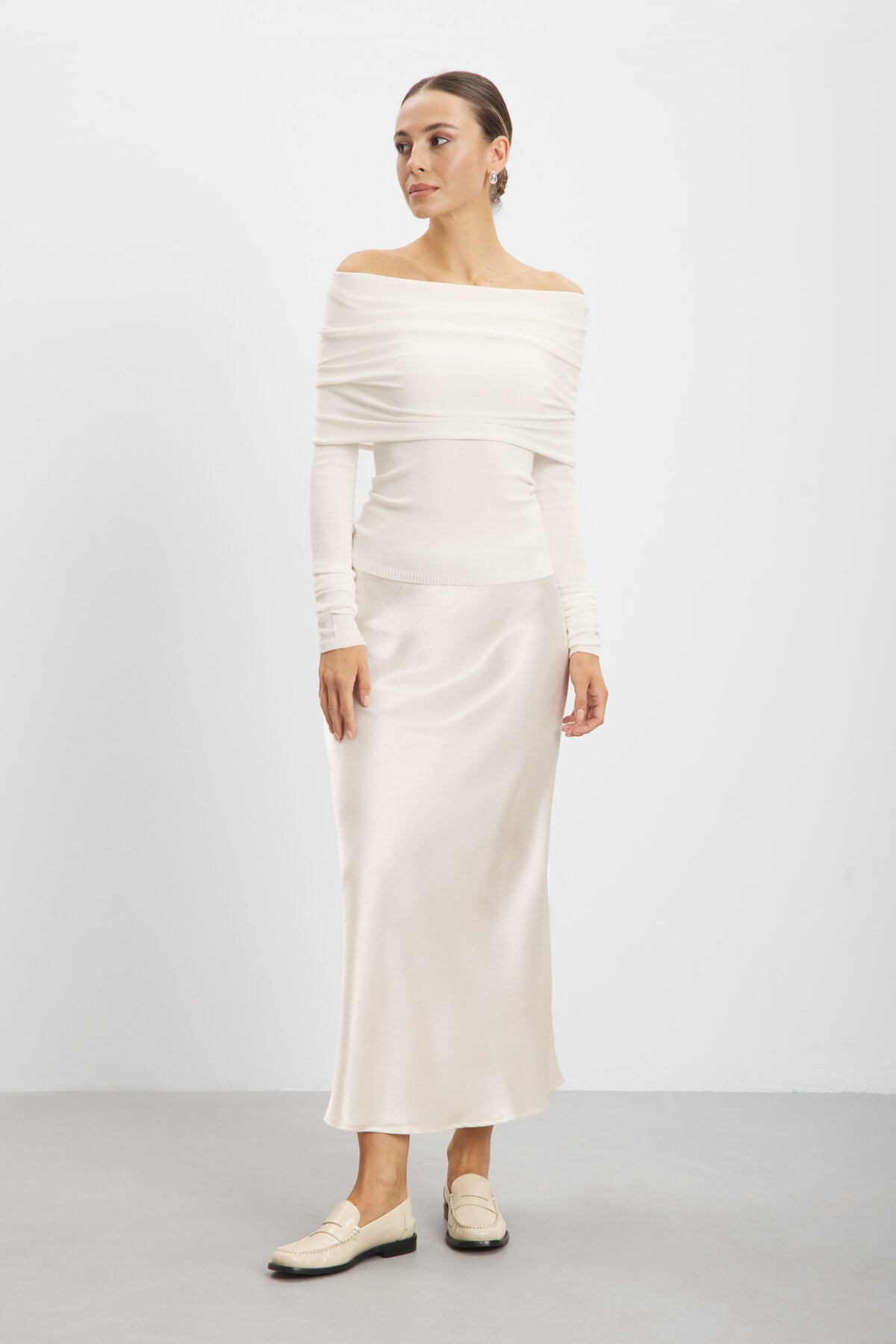 Gilmore Maxi Skirt - Cream
