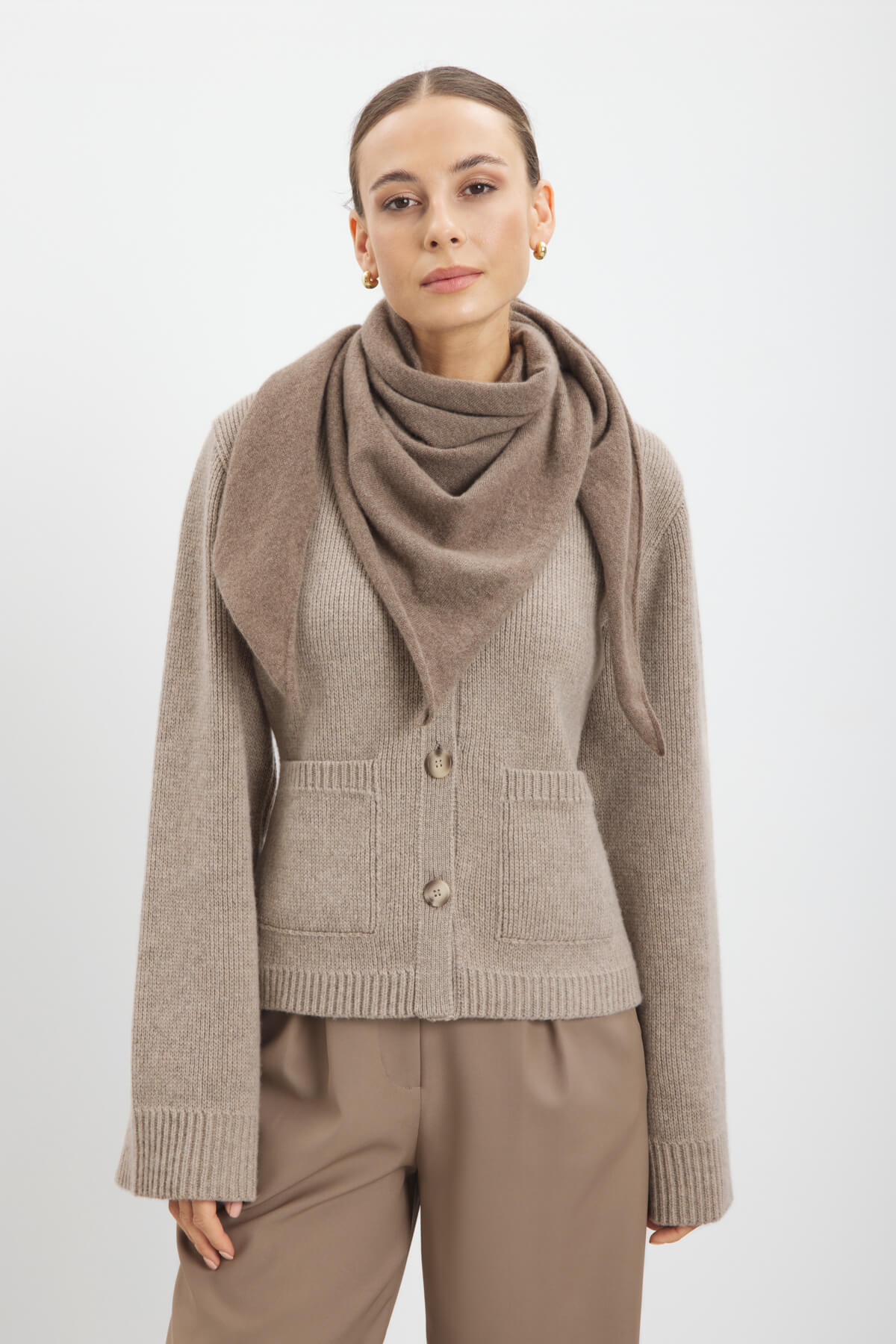 Jasmin Scarf - Nougat – M-KAE - Copenhagen