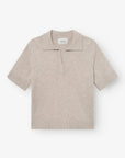 Menton Polo Bluse - Beige