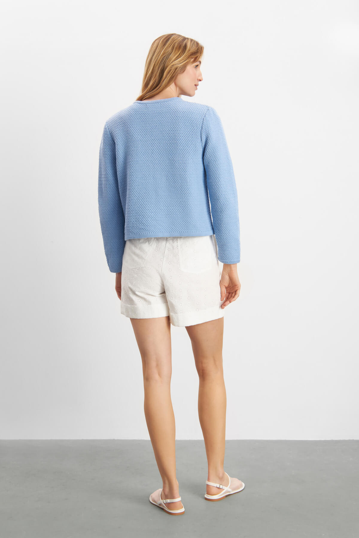 KAE KNIT CARDIGAN OYSTER