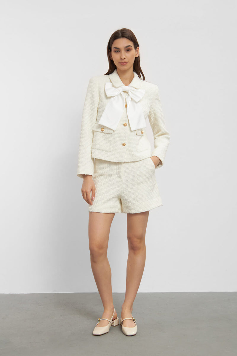 Verona Boucle Jacket - Off-White – M-KAE - Worldwide