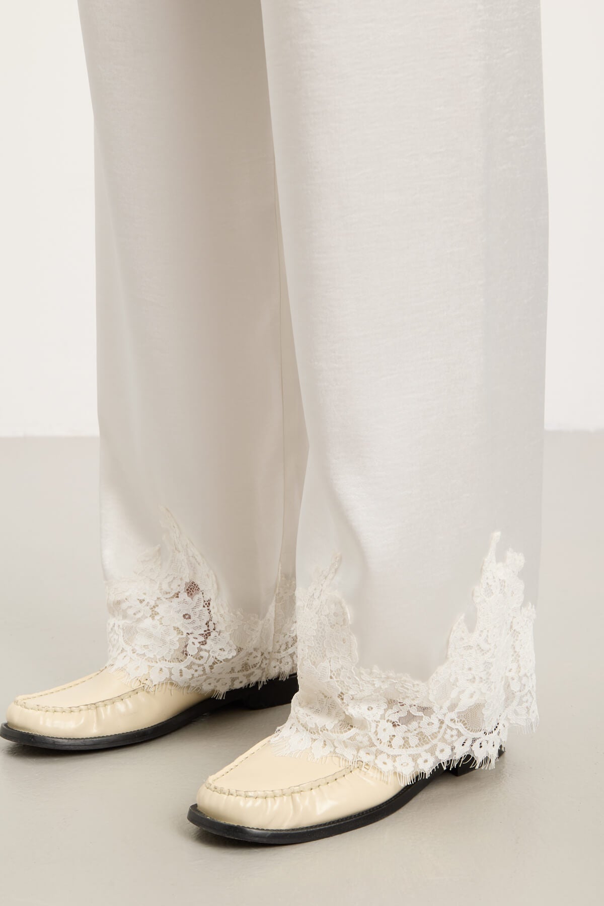 Ames Lace Pants - Cream