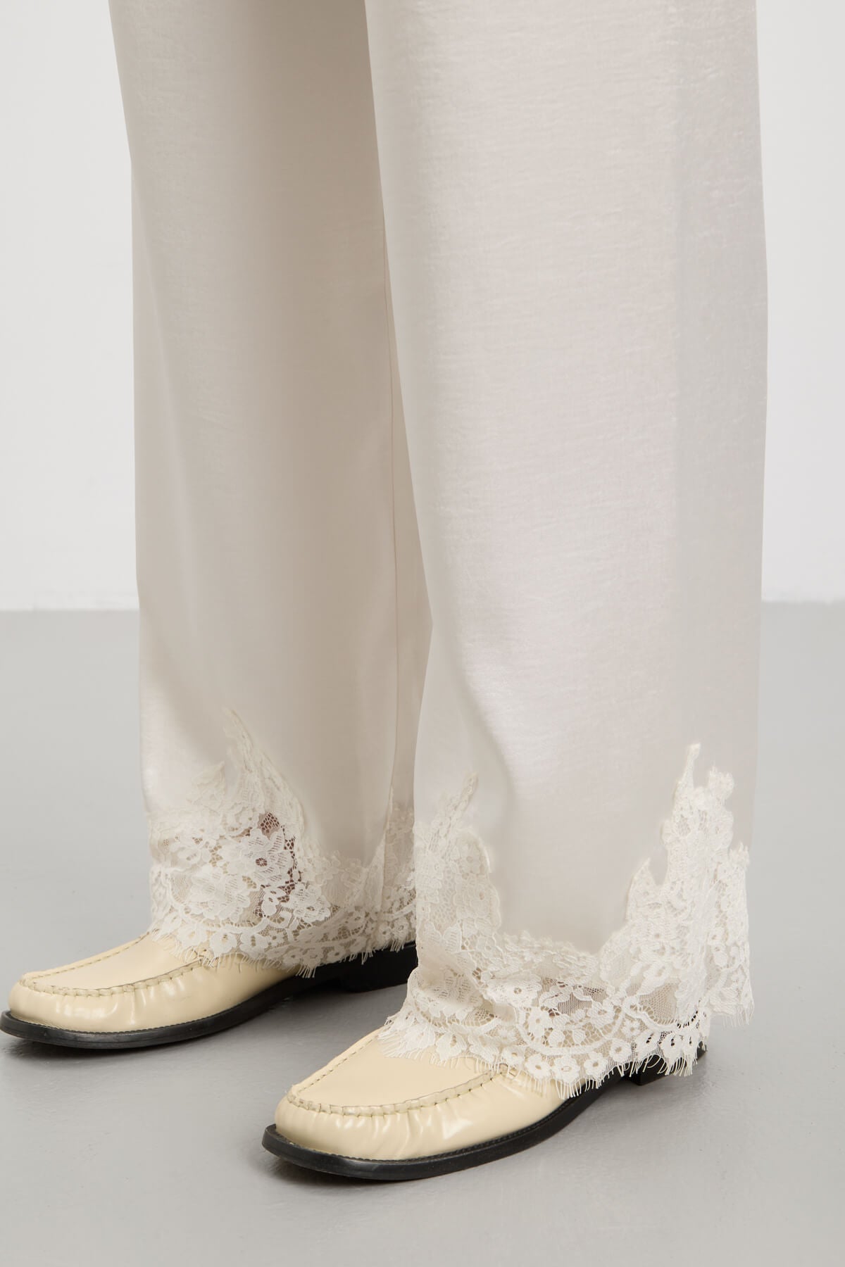 Ames Lace Pants - Cream