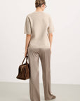 Ames Satin Pants - Nougat