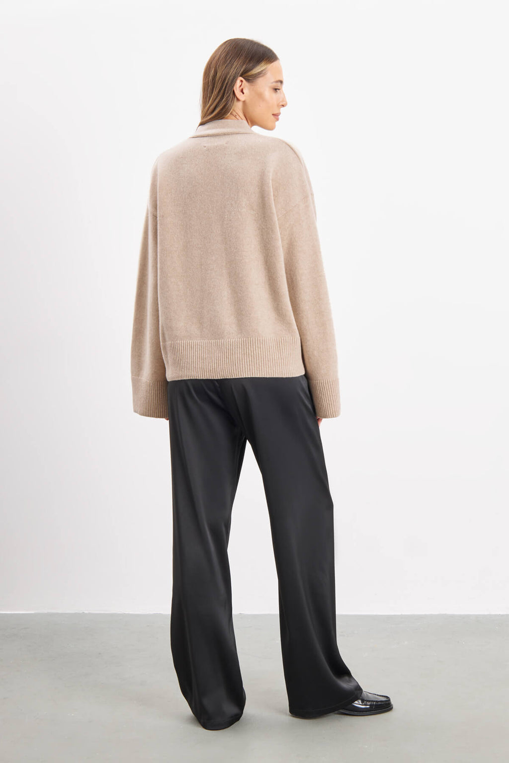 Emery knitted cardigan - Light grey