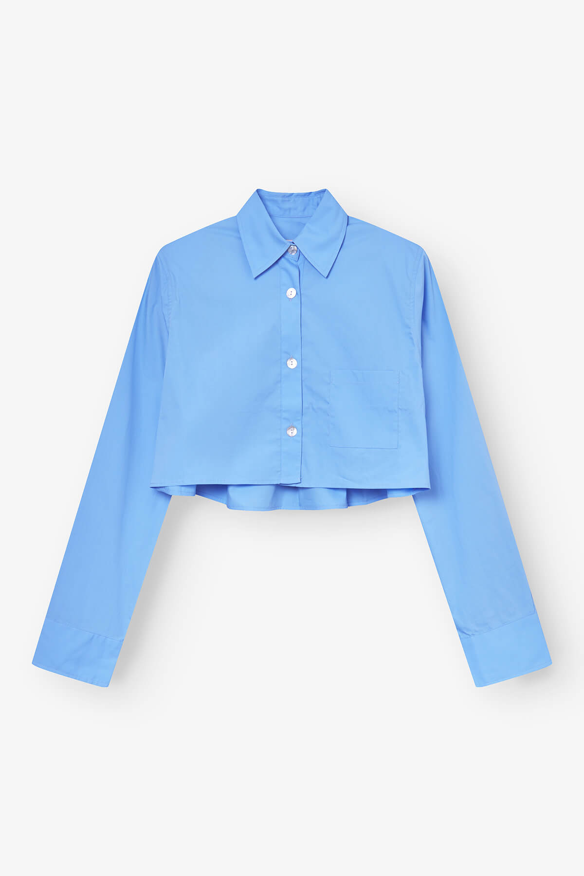 Hurley Cropped Shirt - Blue