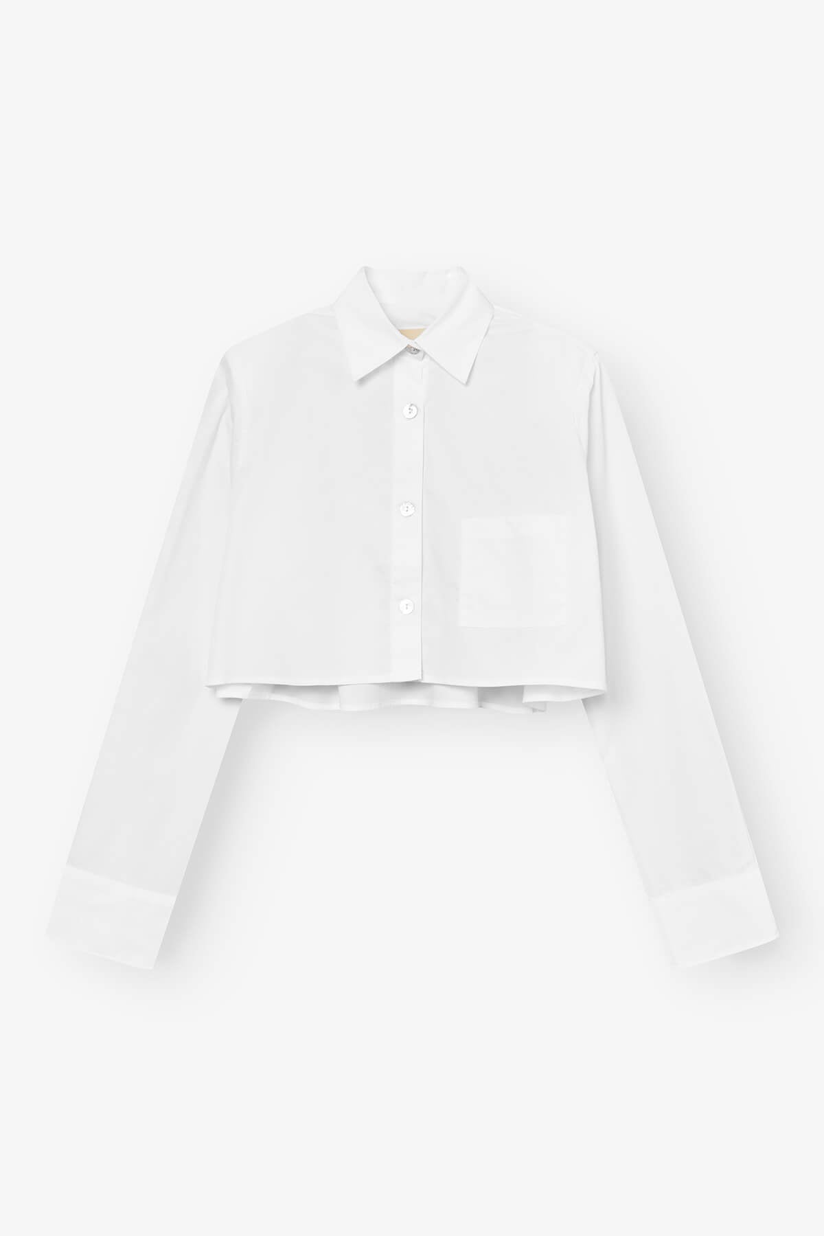 Hurley Cropped Shirt - White