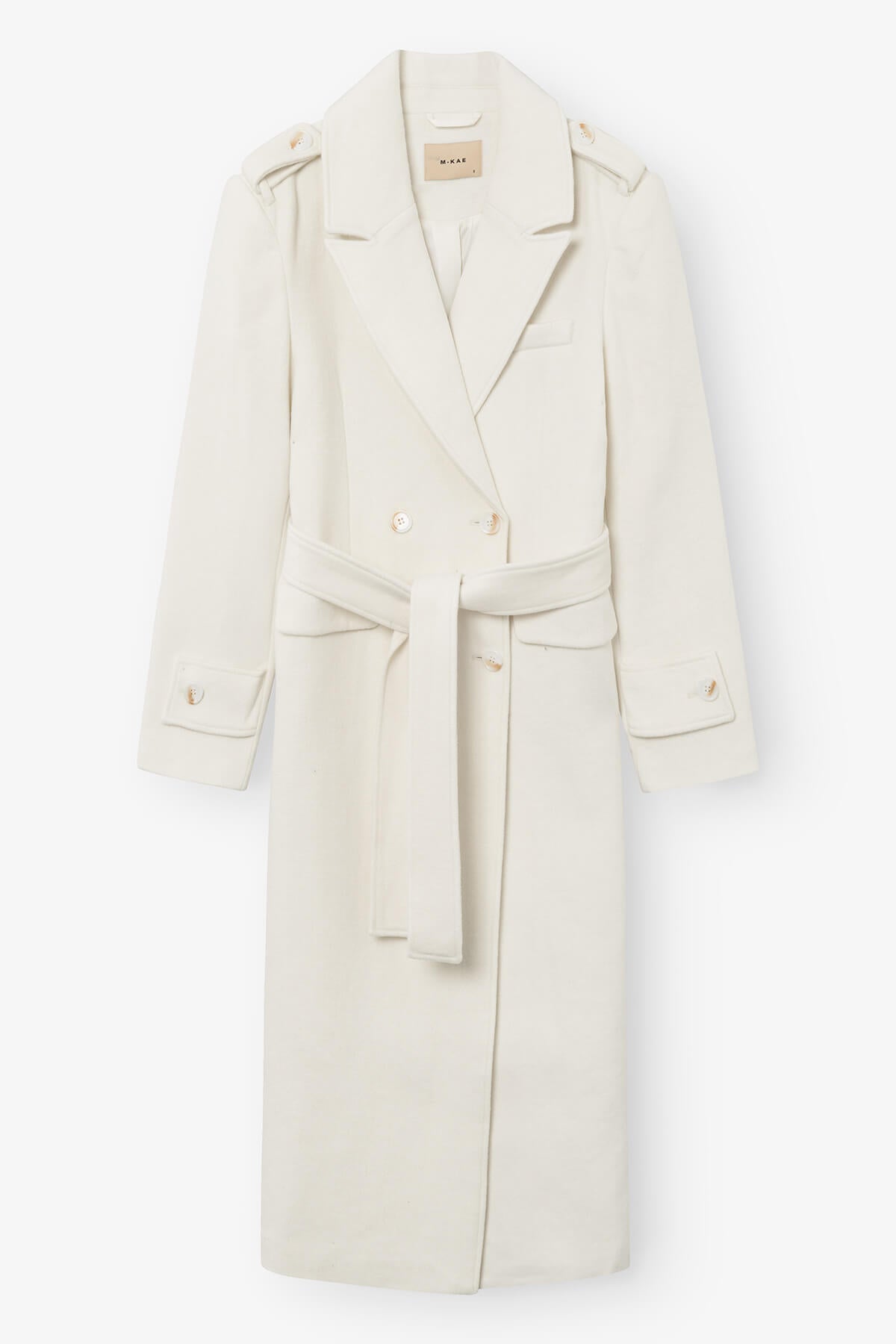 Coat off white best sale