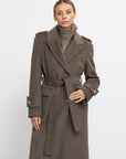 Kelby Coat - Dark Brown