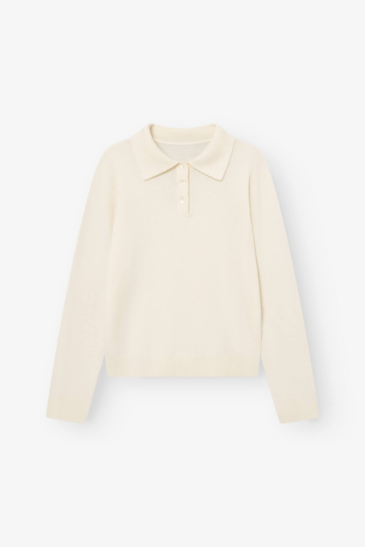 Petrea Knit Polo - Cream