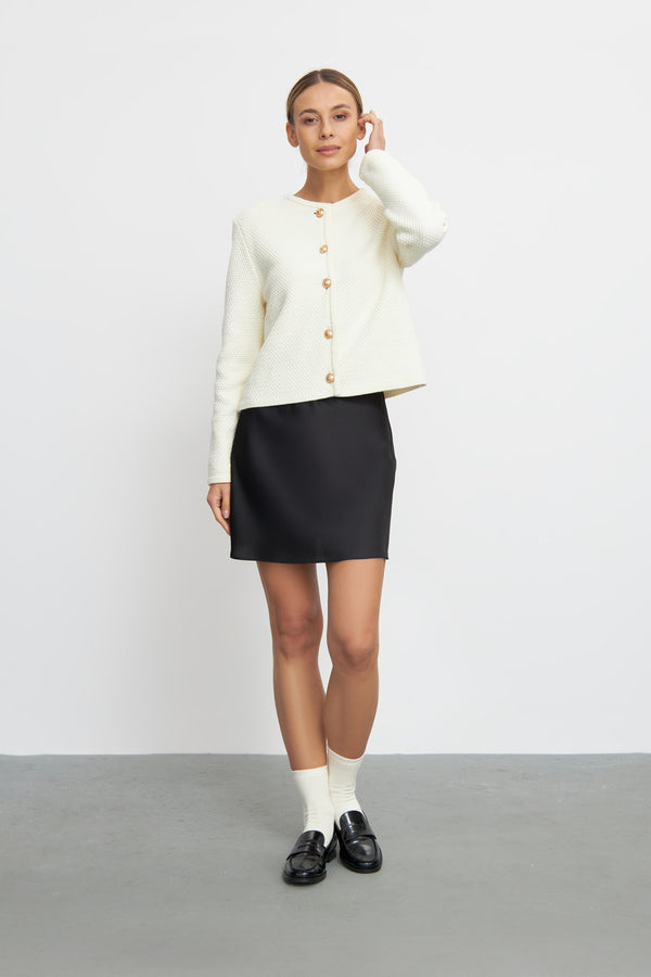 Sienna Cardigan - Knitted off-white