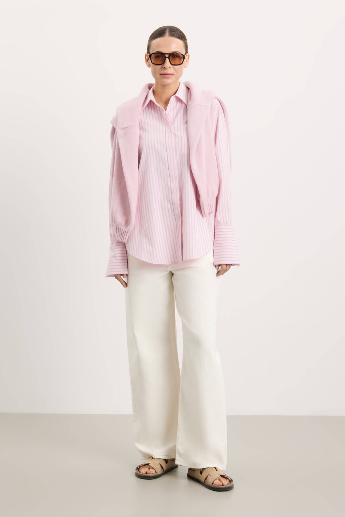 Solana Shirt - Powder pink