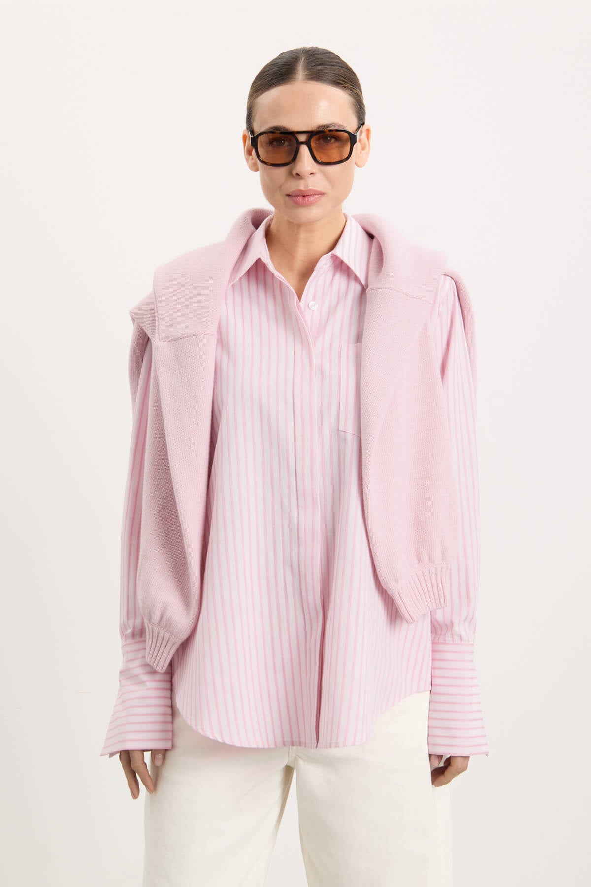 Solana Shirt - Powder pink