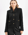 Verona Bouclé Jacket - Black